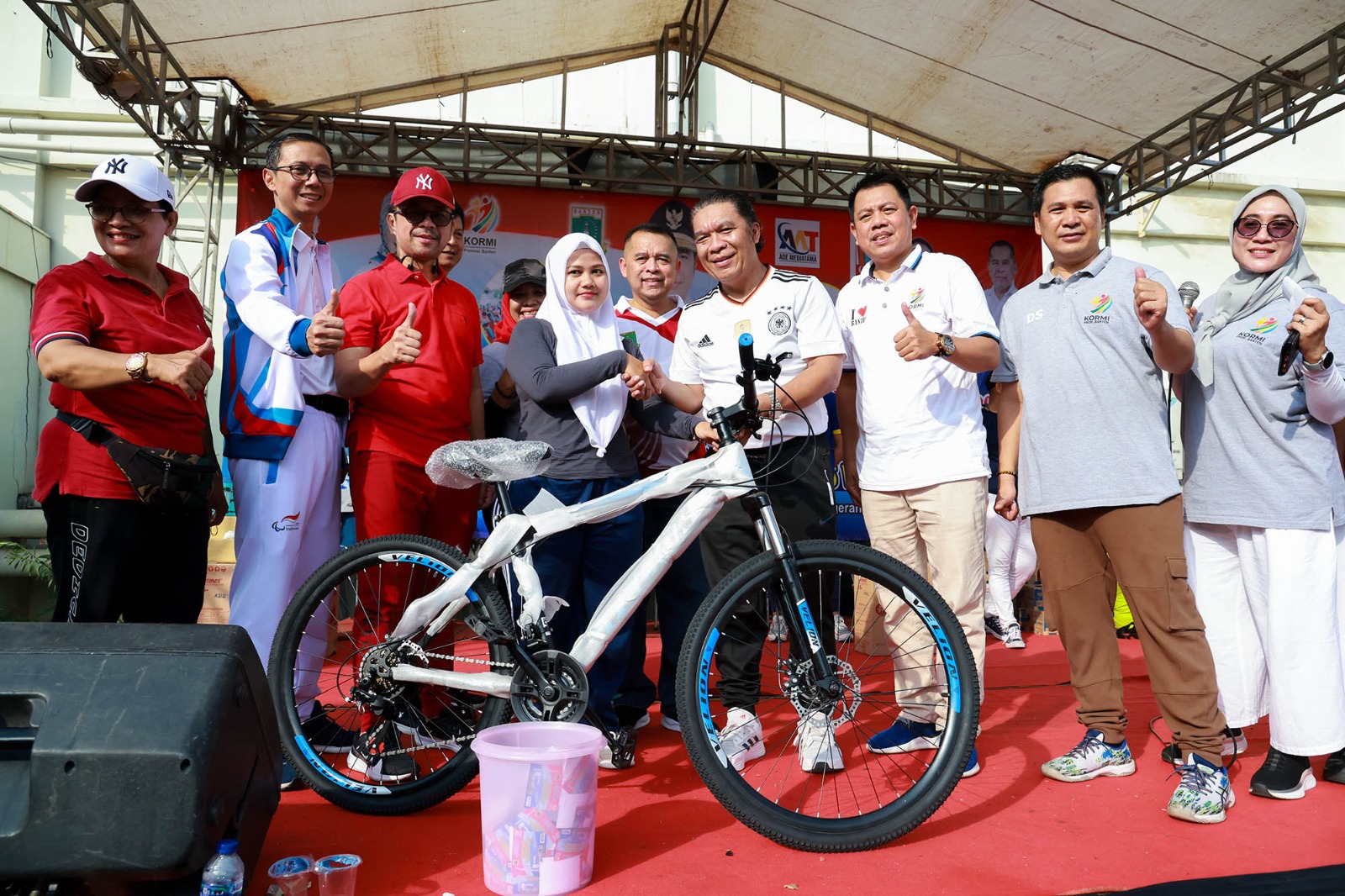 Senam Bersama KORMI, Pj Gubernur Banten Al Muktabar Ajak Masyarakat Terapkan Pola Hidup Sehat