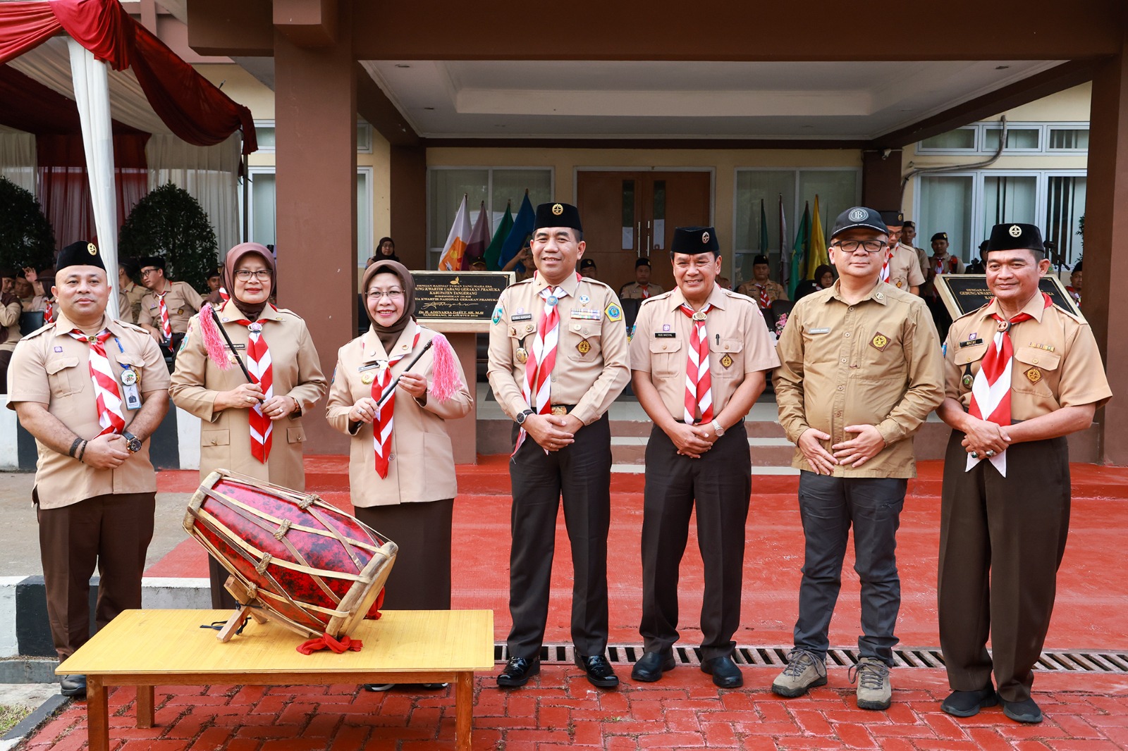 Plh Sekda Virgojanti Buka Perkemahan Saka III Kwarda Pramuka Banten