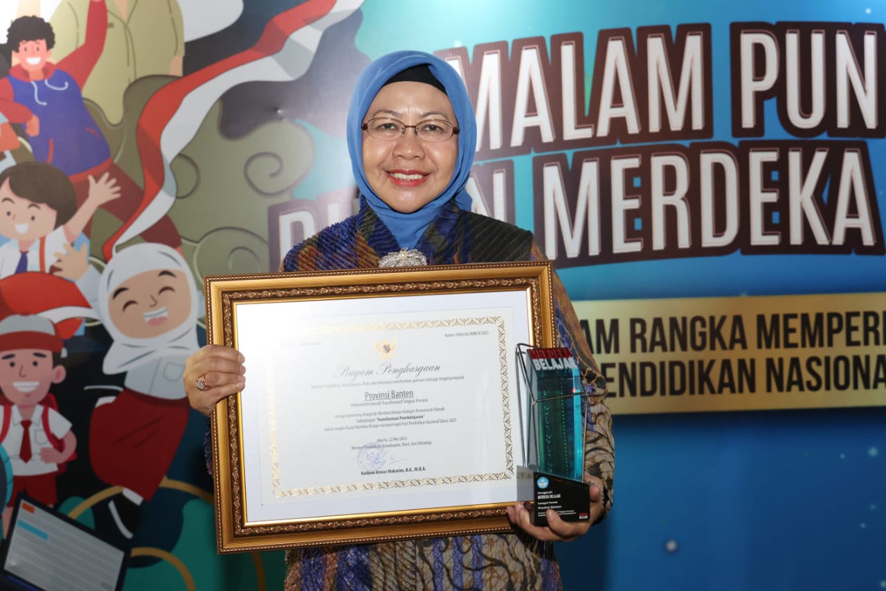 Pemprov Banten Raih Anugerah Merdeka Belajar