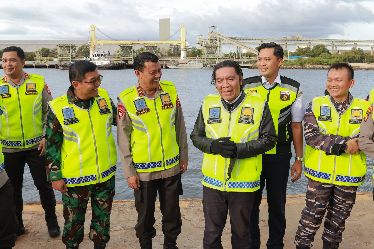 Al Muktabar Bersama Forkopimda Lakukan Patroli Jalur Mudik Menggunakan Sepeda Motor