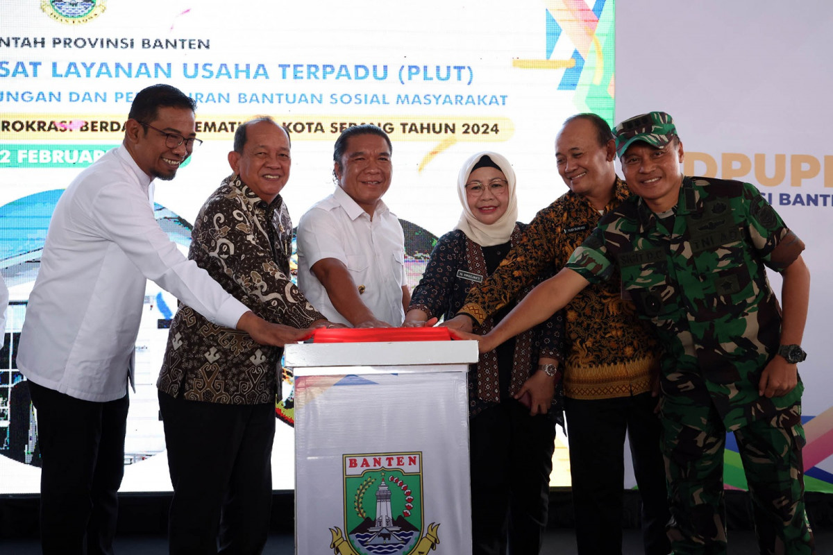 Pj Gubernur Banten Al Muktabar Resmikan Jembatan Tanara dan Jembatan Kemayungan