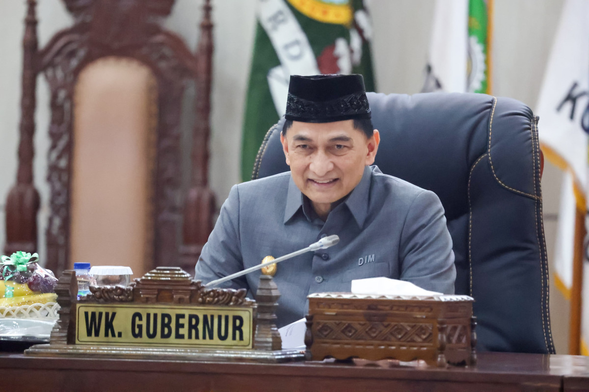 Wagub Banten A Dimyati Natakusumah Sampaikan Nota Pengantar Raperda LKPj APBD  Provinsi Banten Tahun Anggaran 2024