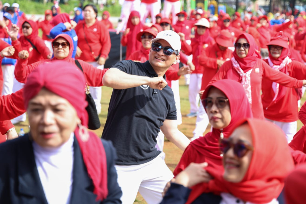 Wagub Dimyati: Senam Tera Olahraga Ringan yang Sehat dan Meriah