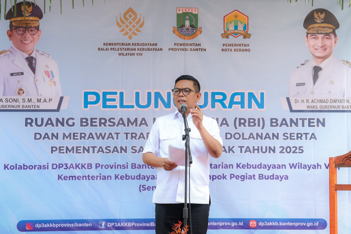 Gubernur Banten Andra Soni Targetkan  Ruang Bersama Indonesia di Tiap Kecamatan, Desa dan Kelurahan