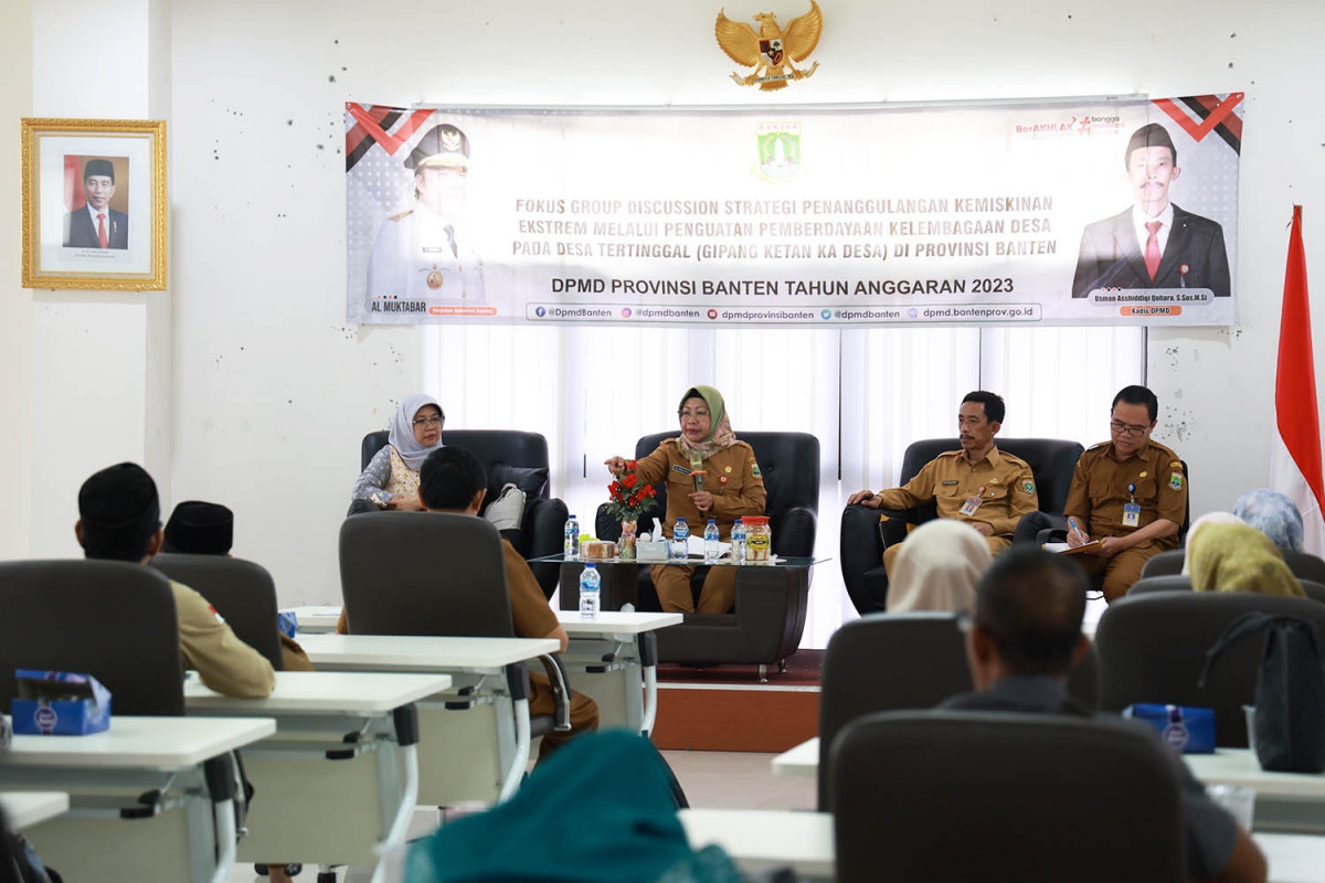 FGD Strategi Penanganan Kemiskinan Ekstrem, Pj Sekda: Pemdes Ujung Tombak Keberhasilan Program