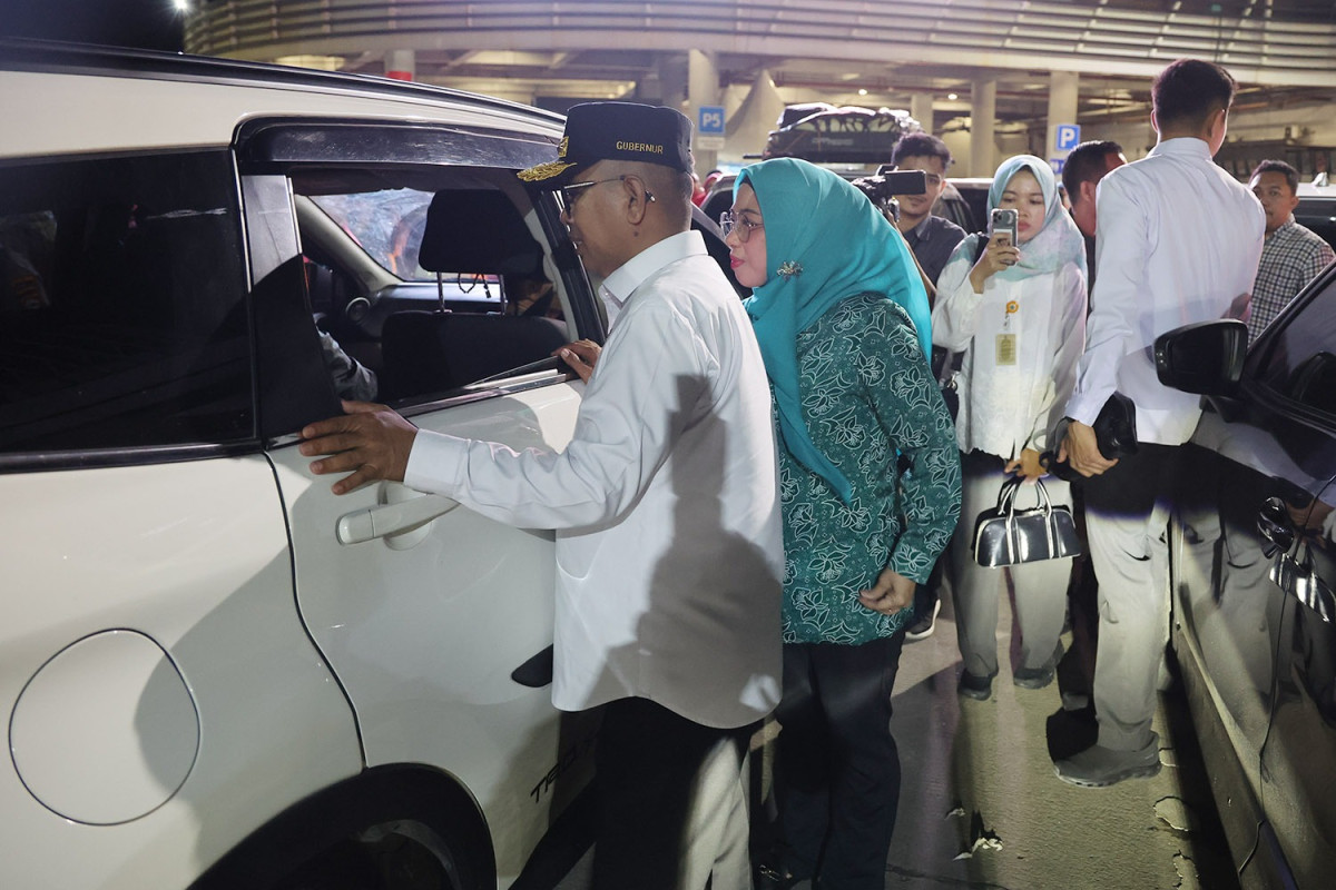 Gubernur Banten Andra Soni Bersama Forkopimda Ikuti Vicon Situasi Kamtibmas Malam Takbiran 2025