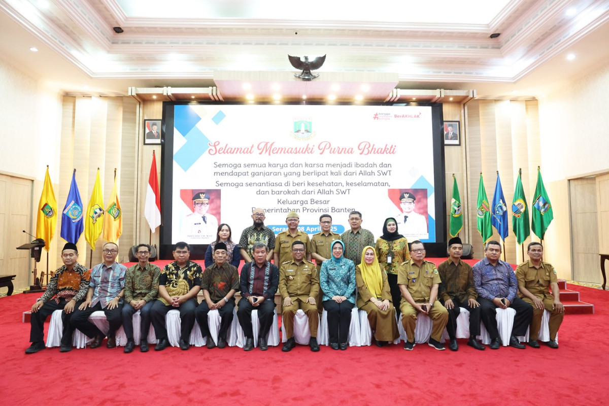 Gubernur Banten Andra Soni Lepas  ASN Purnabakti