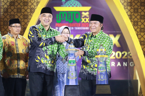 Pj Gubernur Al Muktabar Tutup MTQ XX Provinsi Banten 2023