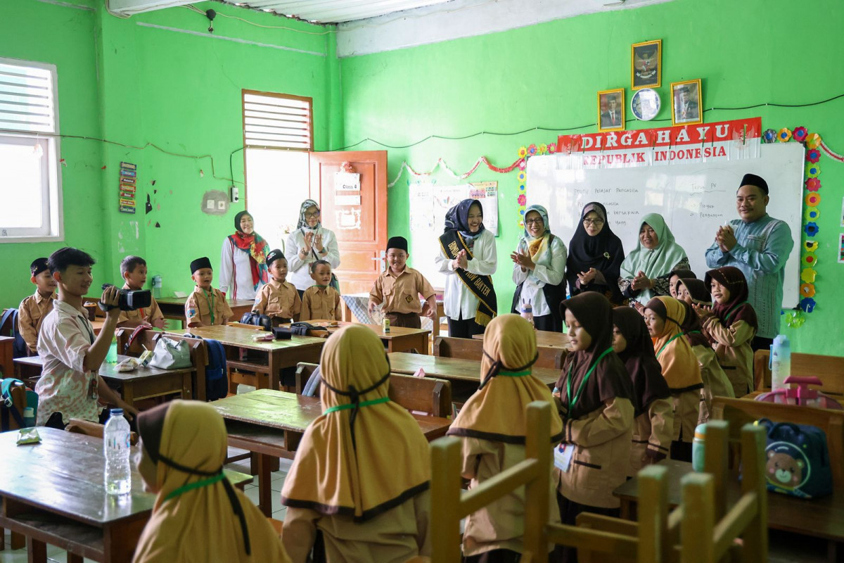 Persiapkan Generasi Emas 2045, Bunda Paud Provinsi Banten Tine Al Muktabar Ingatkan Pembelajaran yang Menyenangkan