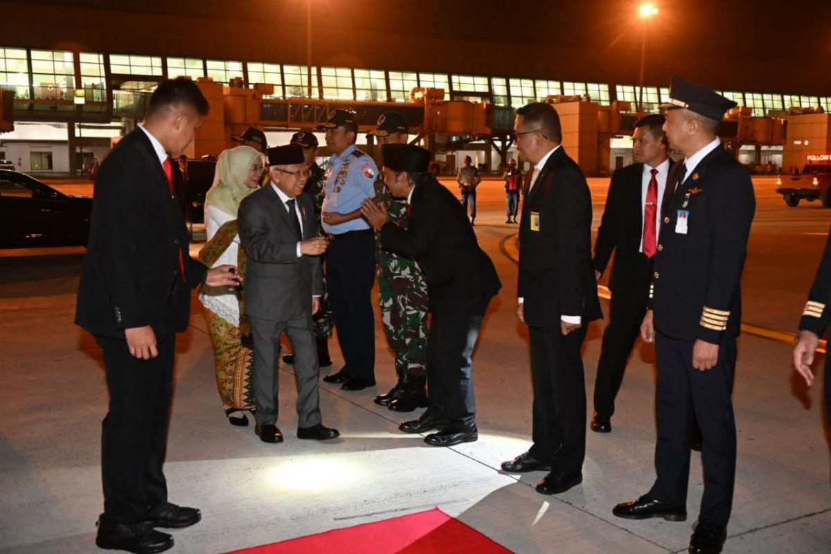 Pj Gubernur Banten Al Muktabar Turut Lepas Kunker Wapres Ma'ruf Amin ke Abu Dhabi