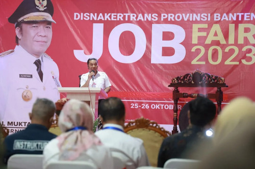 Buka Job Fair 2023, Pj Gubernur Banten Al Muktabar: Ini Upaya Mengurangi Pengangguran