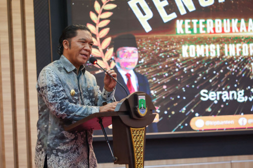 Seluruh Pemda Informatif, Pj Gubernur Banten Al Muktabar: Publik Perlu Tahu Berbagai Informasi Pembangunan