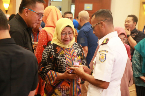 Pj Sekda Provinsi Banten Virgojanti Hadiri Pisah Sambut Komandan Pangkalan Angkatan Laut Banten