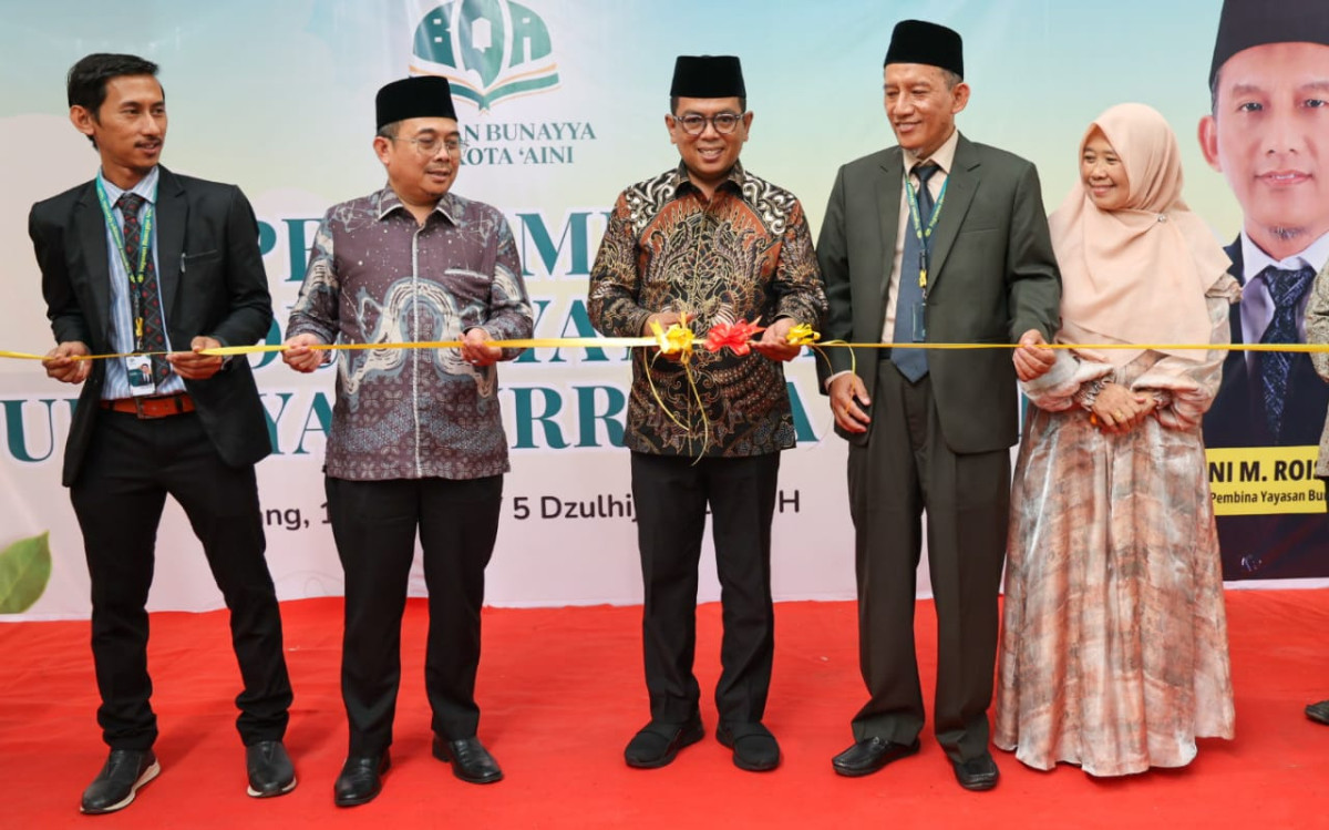 Gubernur Banten Andra Soni Resmikan Gedung SDIT Bunayya Qurrota’aini Kota Serang