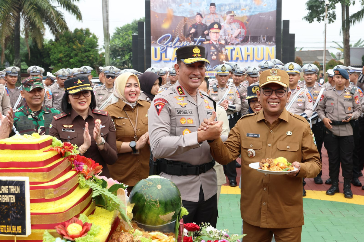 Gubernur Banten Andra Soni Hadiri Apel Gelar Pasukan Operasi Patuh Maung Tahun 2025