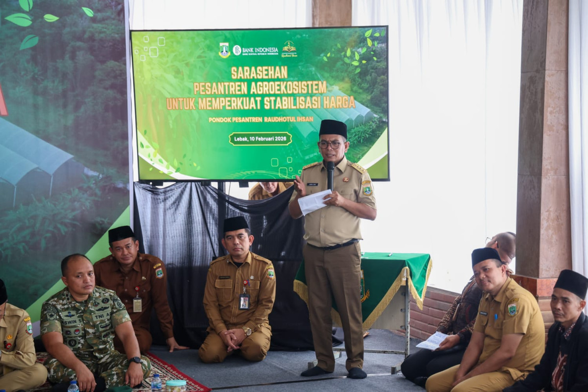 Pesantren di Lebak Budidaya Cabai, Gubernur Andra Soni Minta Replikasi