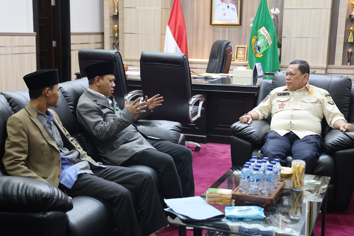 Pj Gubernur A Damenta Terima Kunjungan Ketua Pengadilan Tinggi Banten