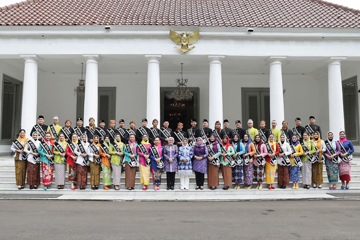 Ketua TP PKK Provinsi Banten Tinawati Andra Soni Terima Para Finalis Kang Nong Banten Tahun 2025