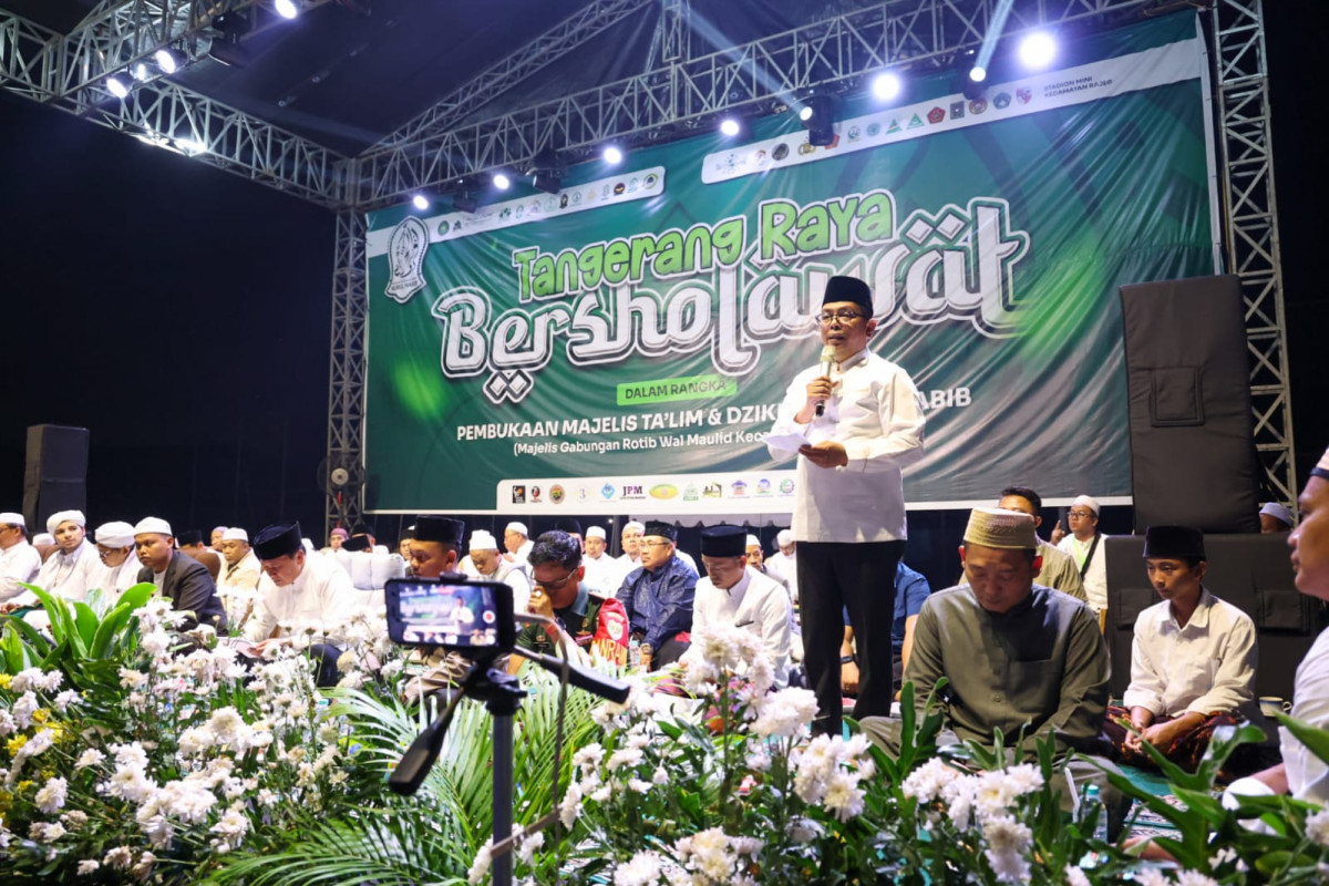 Gubernur Banten Andra Soni : Sholawat Mampu Menyejukan Hati