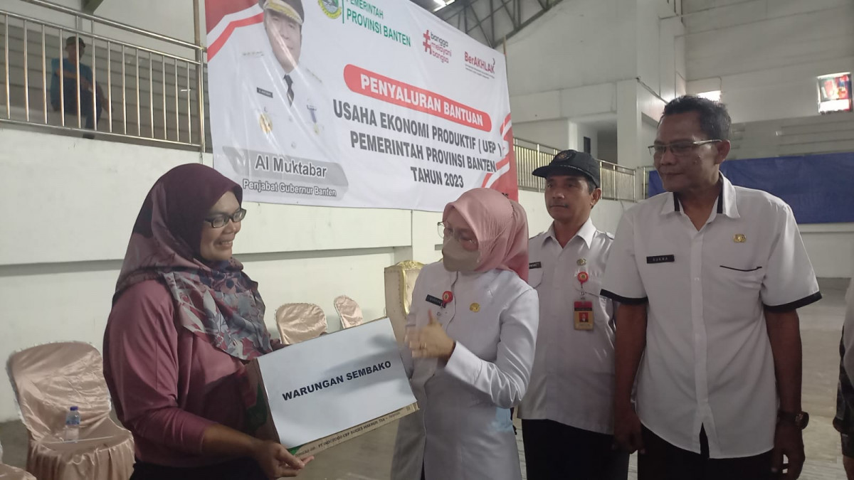 Tingkatkan Ekonomi KPM, Pemprov Banten Salurkan Bantuan Usaha Ekonomi Produktif