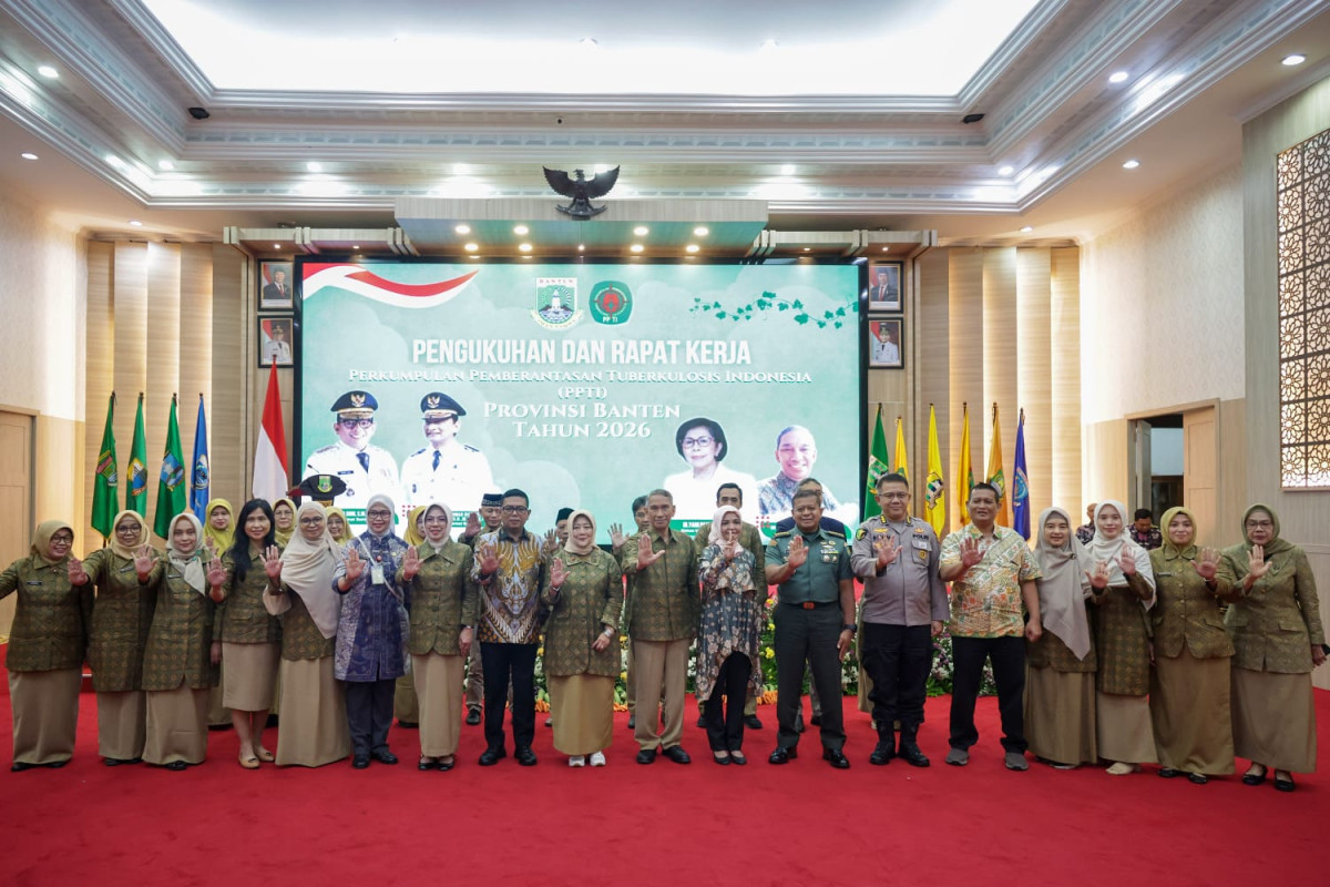 Kukuhkan Pengurus PPTI, Gubernur Andra Soni Tekankan Kolaborasi Percepatan Eliminasi TBC