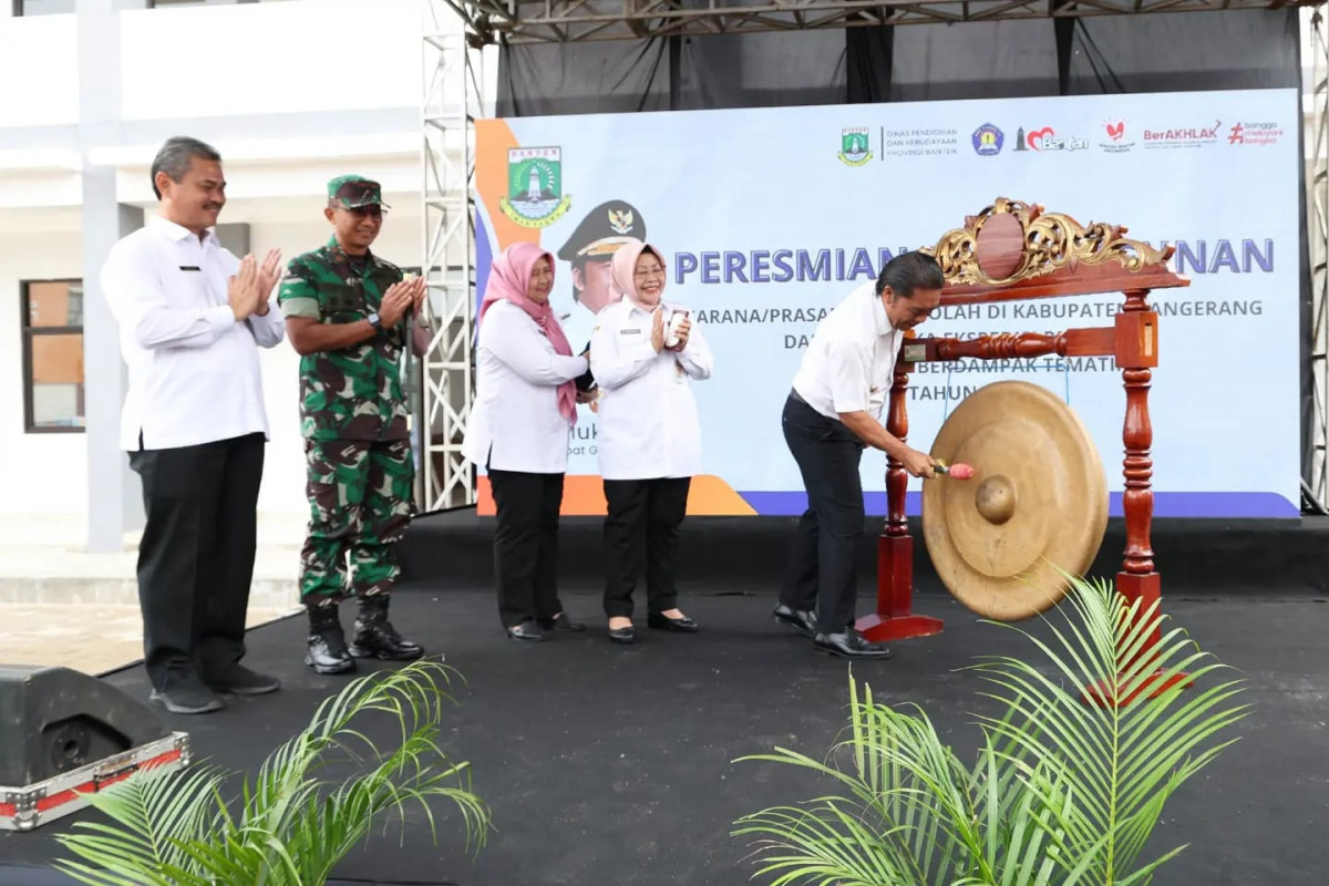 Perkuat Layanan Dasar, Pj Gubernur Banten Al Muktabar Resmikan 18 Sarana Prasarana Pendidikan di Kabupaten Tangerang