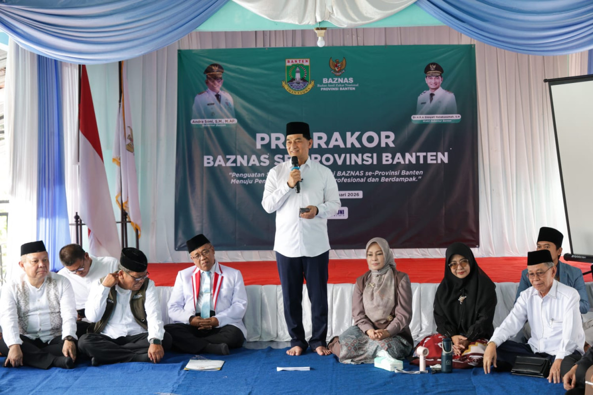 Wagub Dimyati Tekankan Makna Silaturahmi dalam Pengajian PCNU Pandeglang