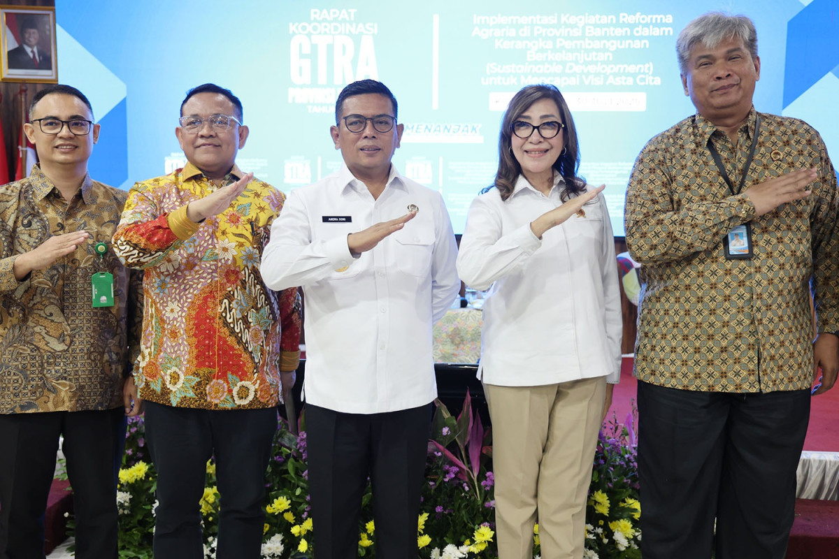 Gubernur Banten Andra Soni Tegaskan Komitmen Percepatan Reforma Agraria