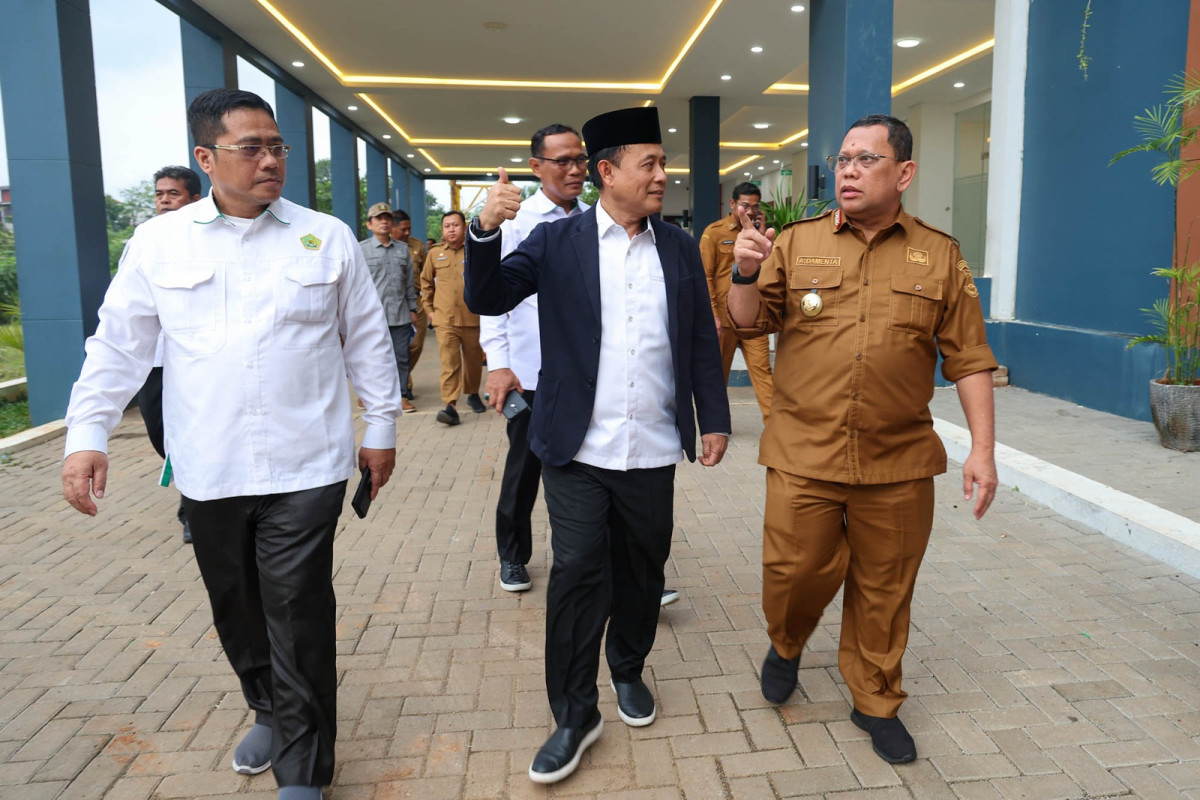 Pj Gubernur A Damenta Tinjau Asrama Haji Grand El Hajj Provinsi Banten