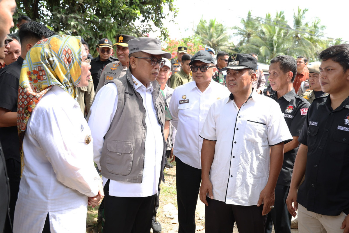 Pantau PSU Pilkada 2024 Kabupaten Serang, Gubernur Banten Andra Soni: Partisipasi Masyarakat Positif