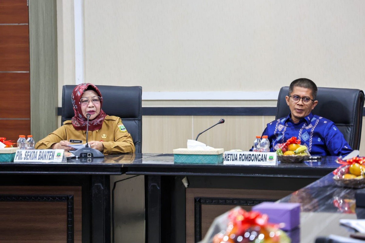 Plh Sekda Provinsi Banten Virgojanti Terima Visitasi Peserta PKN II Provinsi Sumatera Barat