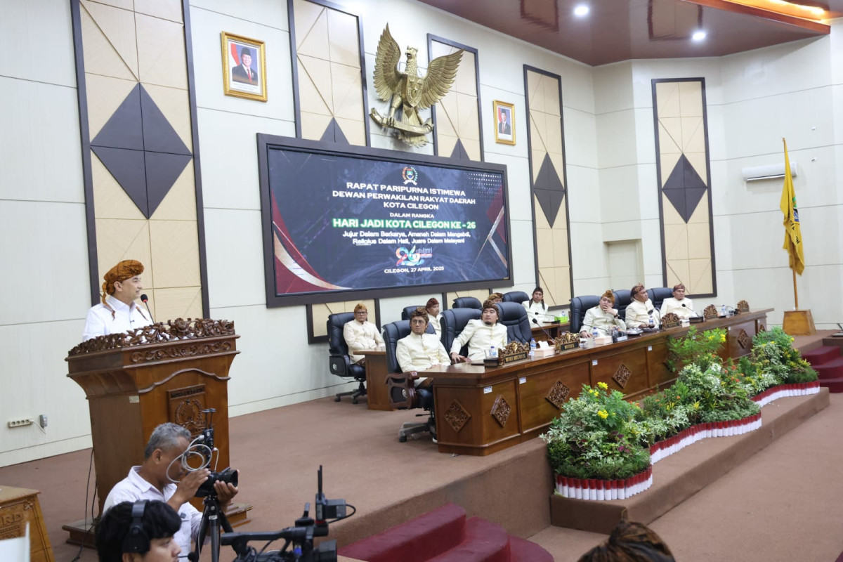 Wakil Gubernur Banten A Dimyati Natakusuma :   Hari Jadi Kota Cilegon ke-26 Momentum Tingkatkan Pelayanan dan Dorong Investasi