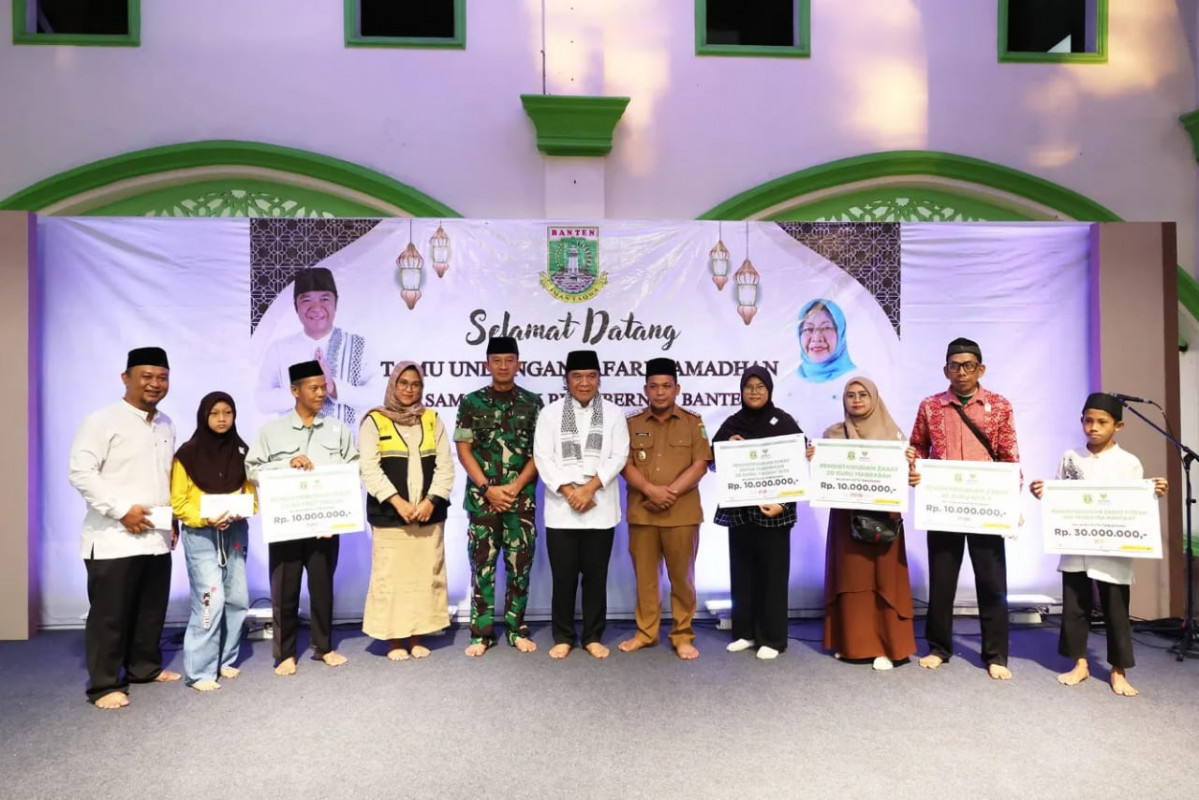 Safari Ramadan 1445 H, Pj Gubernur Al Muktabar: Pemprov Banten Terus Tingkatkan Kesejahteraan Masyarakat