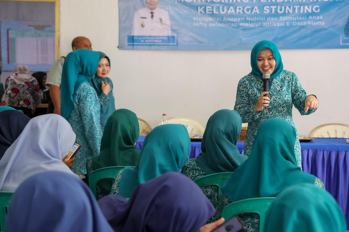 Pengaruhi Masa Depan, Pj Ketua TP PKK Provinsi Banten Tine Al Muktabar: Anak Stunting Harus Mendapatkan Penanganan