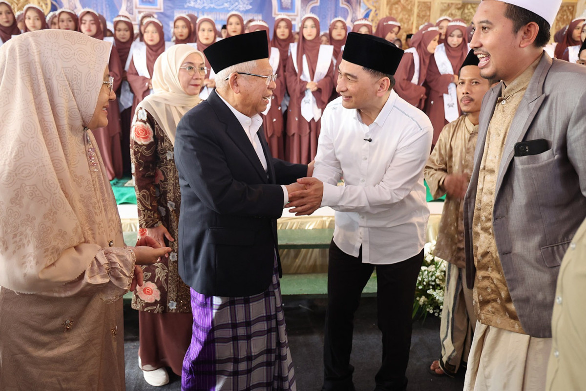 Wagub Banten A Dimyati Natakusumah Hadiri Haflah Khotmil Quran Ponpes Modern At-Thohiriyah Pelamunan Kabupaten Serang