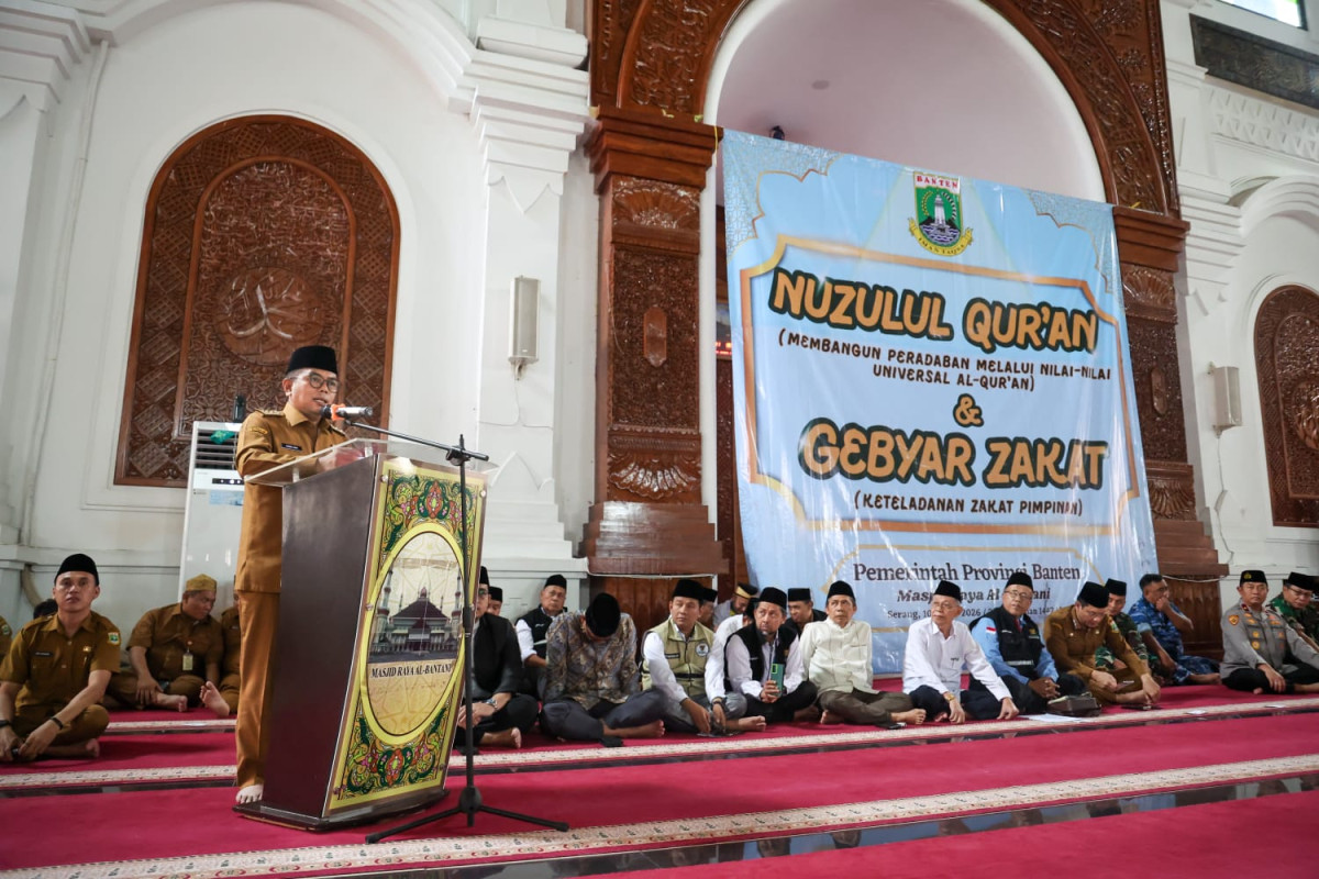 Peringati Nuzulul Qur’an, Gubernur Banten Tekankan Integrasi Nilai Al-Qur'an dalam Pemerintahan
