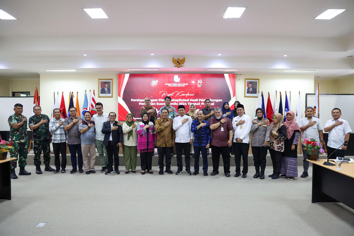 Ini Dukungan Pj Gubernur Al Muktabar Terhadap Rapat Pleno Rekapitulasi KPU Provinsi Banten