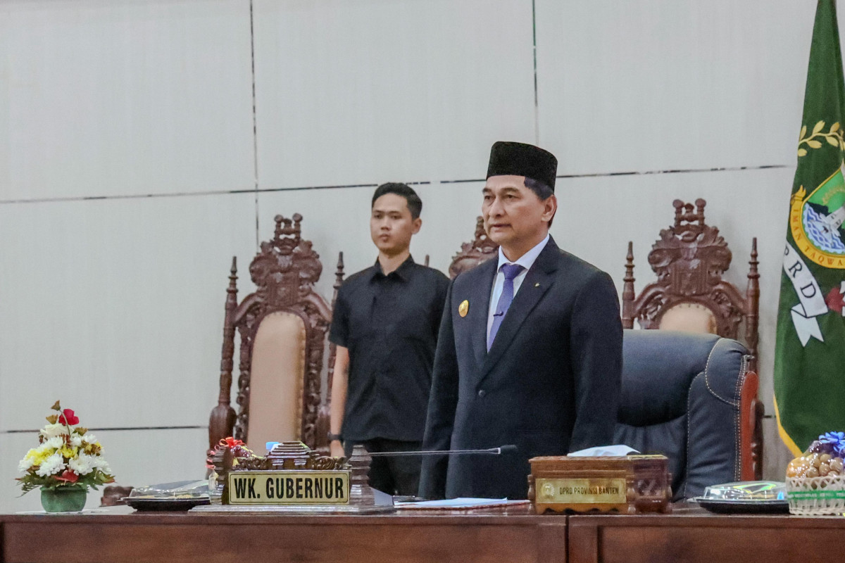 Wagub Dimyati Hadiri PAW DPRD Banten, Tekankan Tanggung Jawab Pengawasan