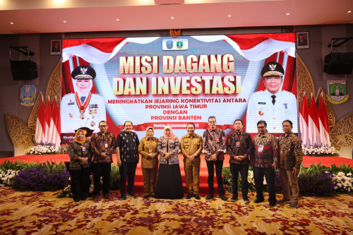 Pj Gubernur Banten Al Muktabar Hadiri Misi Dagang dan Investasi Provinsi Jatim