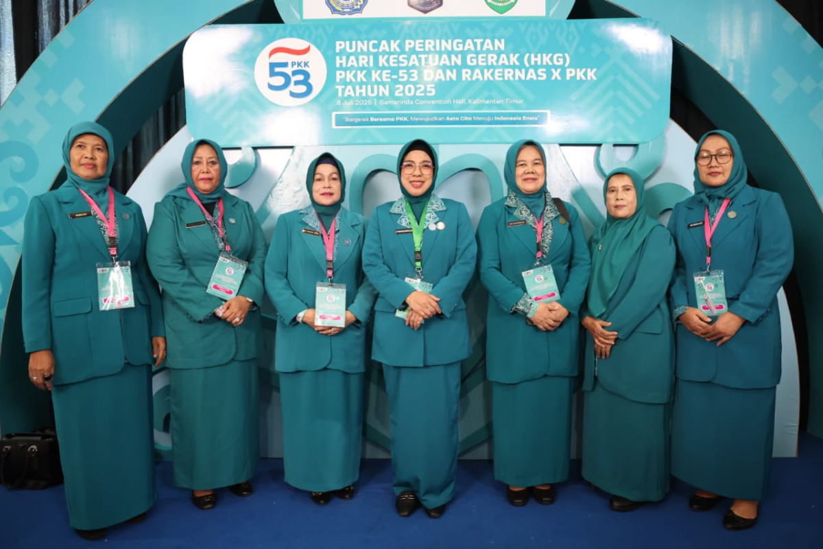 Ketua TP PKK Provinsi Banten Tinawati Andra Soni Hadiri Puncak HKG ke-53 Samarinda