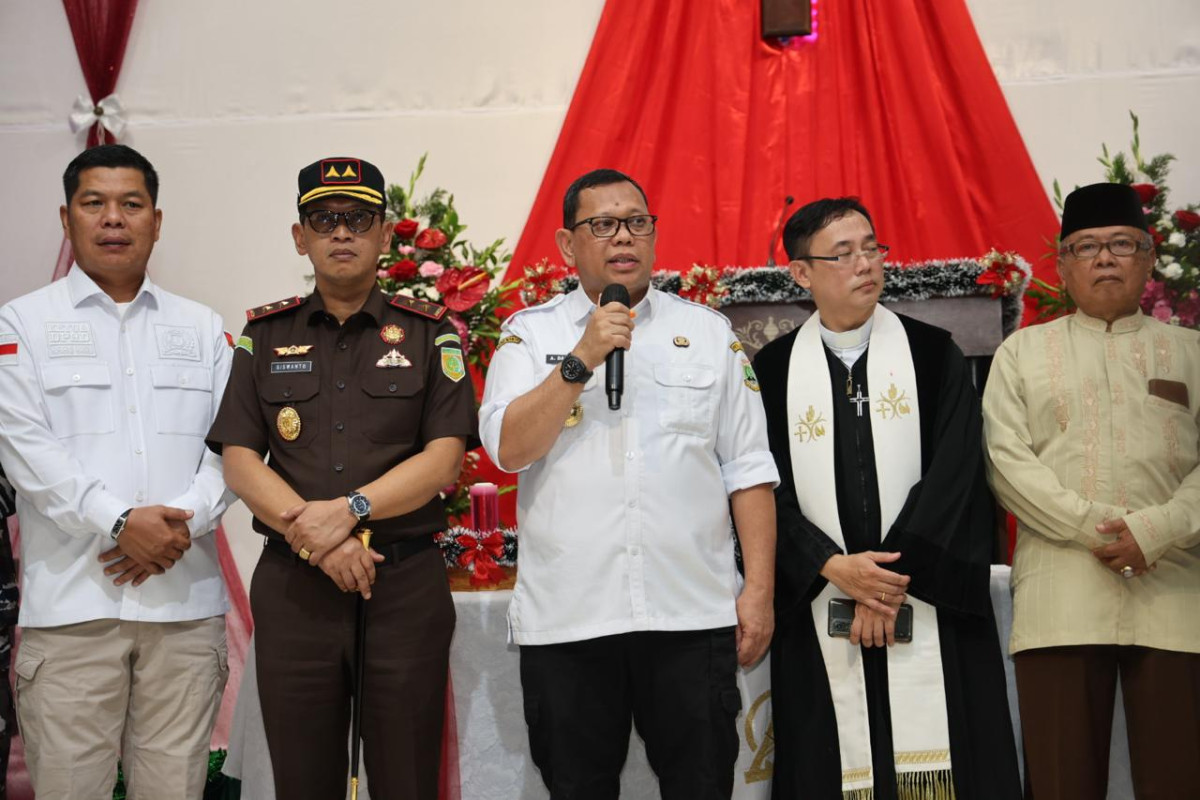 Pj Gubernur Banten A Damenta Pantau Malam Natal 2024
