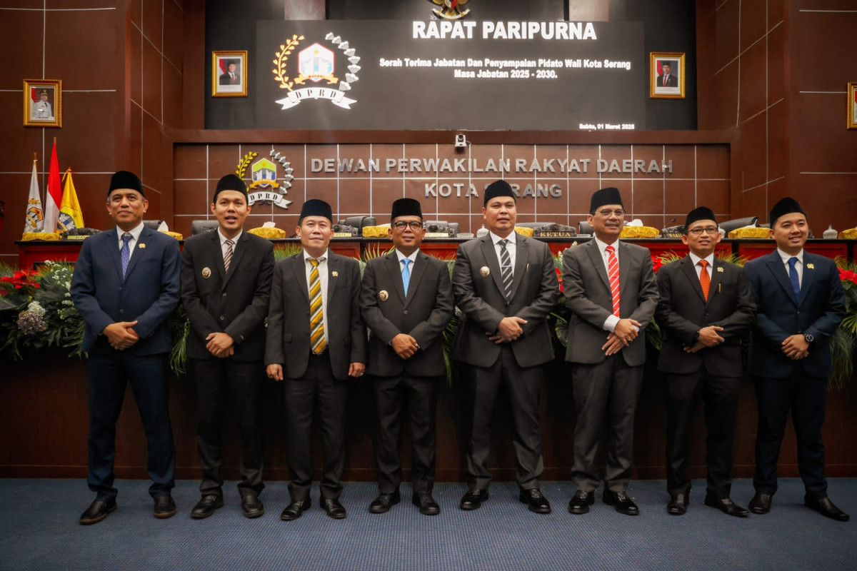 Pesan Gubernur Andra Soni ke Budi-Agis: Tugas Kita Melayani dan Bikin Warga Tidak Kelaparan