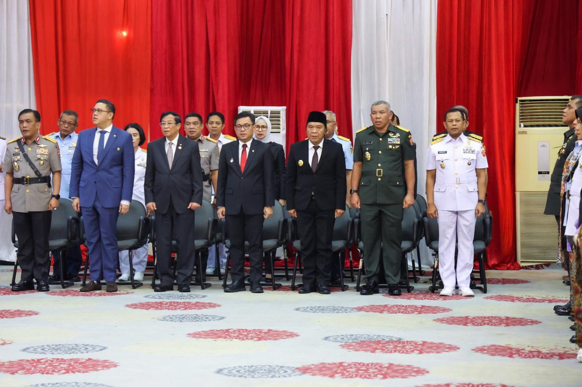 Pj Gubernur Banten Al Muktabar Hadiri Upacara Penutupan PPRA 2024 Lemhannas RI