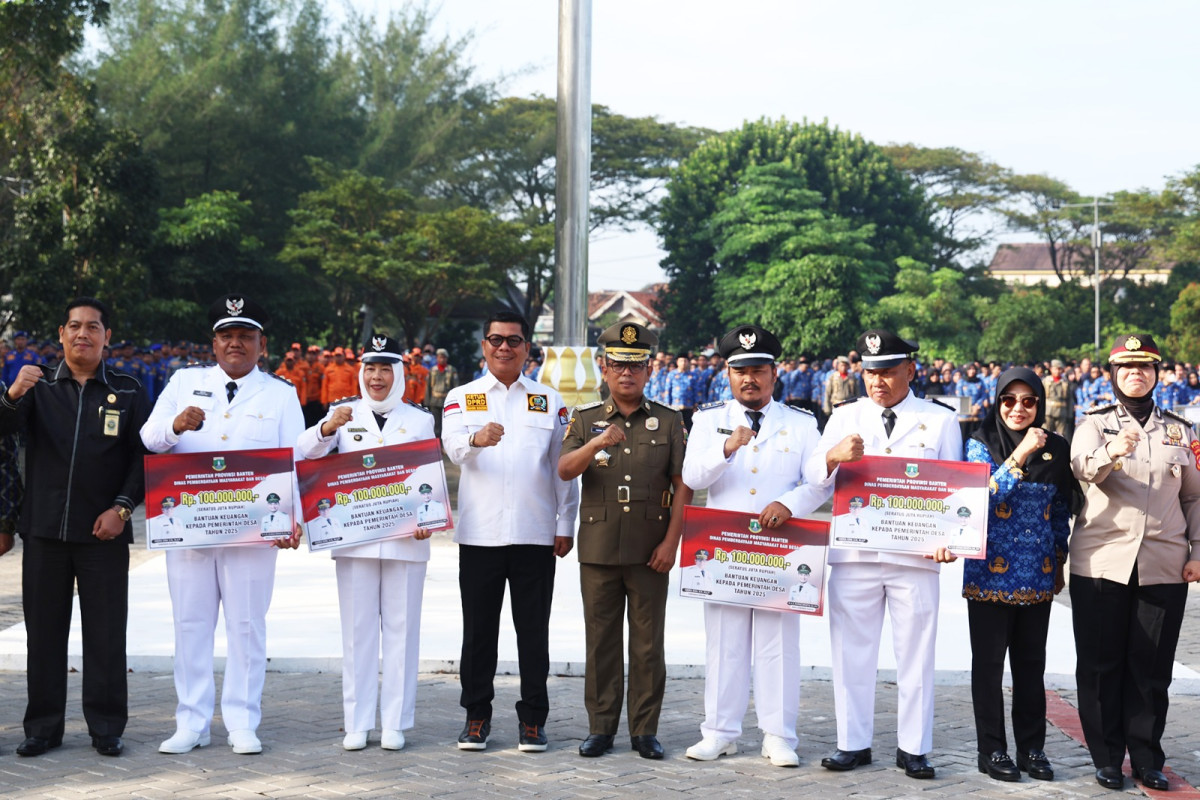 Kucurkan Rp123,8 Miliar Untuk Desa, Gubernur Banten Andra Soni: Untuk Tingkatkan Pelayanan Pemerintah Desa