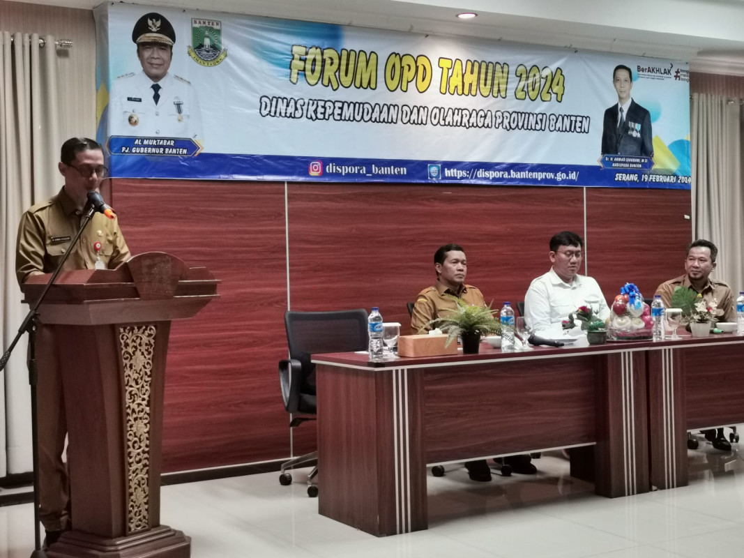 Dispora Provinsi Banten Gelar Forum OPD 2025