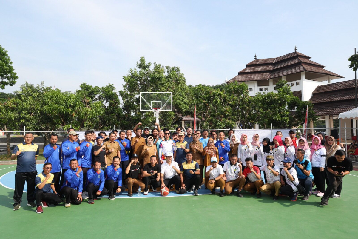 HUT ke-24 Provinsi Banten, Plh Sekda Virgojanti Buka Turnamen Bola Basket