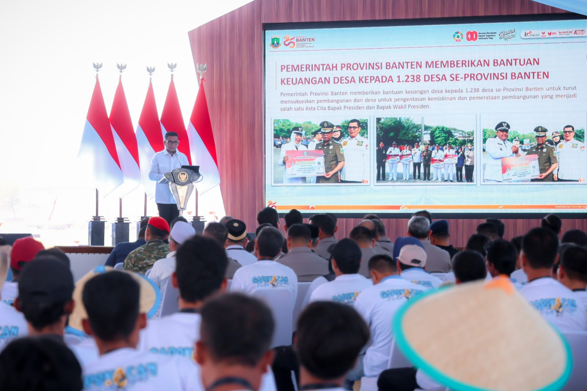 Dampingi Wapres Tanam Jagung, Gubernur Andra Soni Tegaskan Swasembada Pangan Terwujud di Banten