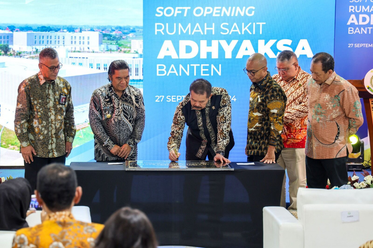 Pj Gubernur Banten Al Muktabar: RS Adhyaksa Banten Tingkatkan Layanan Kesehatan dan Tumbuhkan Ekonomi Kawasan
