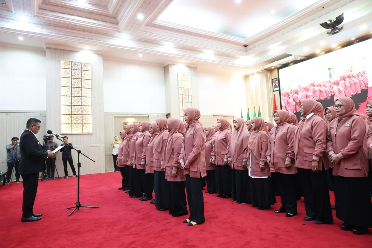 Lantik Pengurus BKOW Provinsi Banten 2025 - 2030, Gubernur Banten Andra Soni: Mitra Mewujudkan Banten Yang Maju, Adil Merata dan Tidak Korupsi