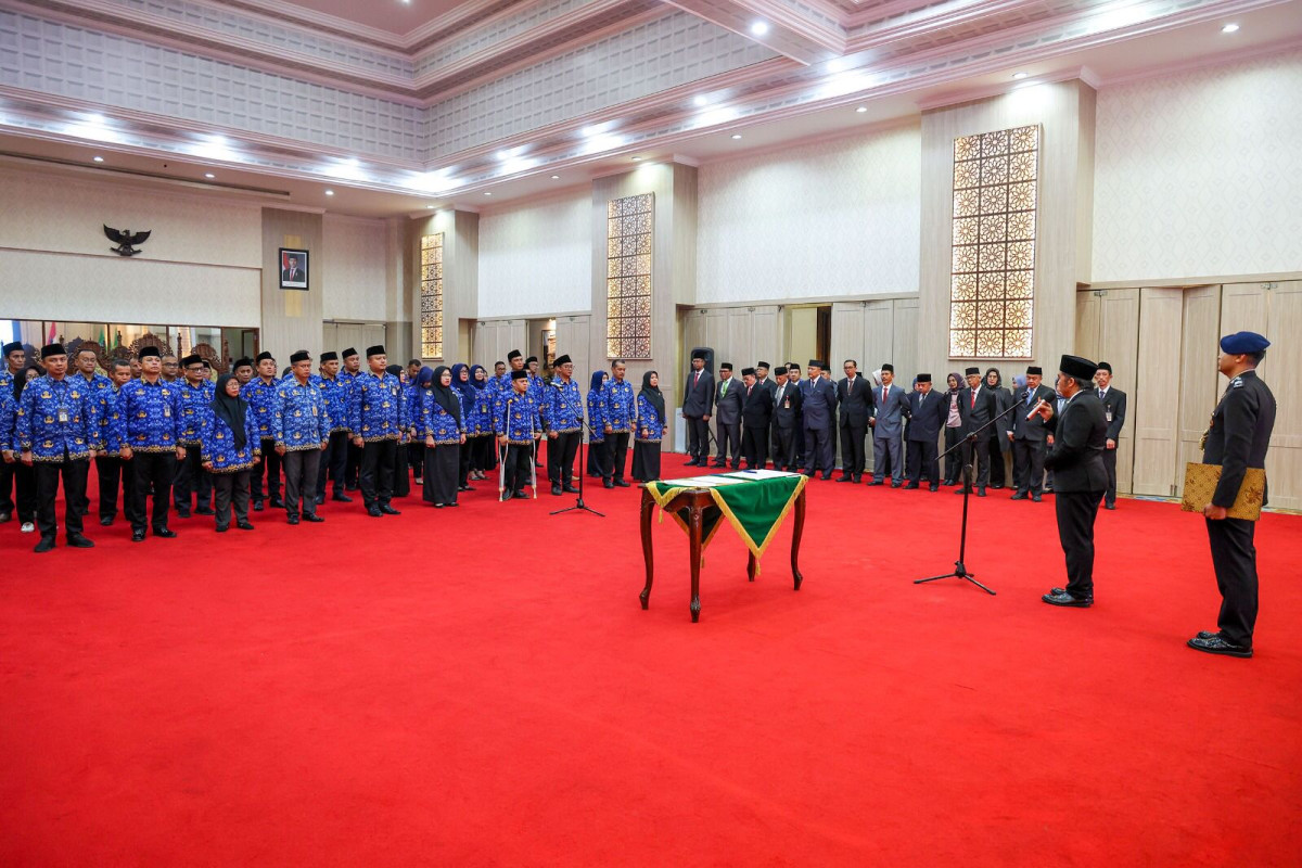 Lantik 47 Orang, Pj Gubernur Banten Al Muktabar: Kebutuhan Organisasi